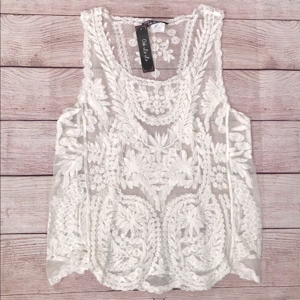 NWT! Lace summer top